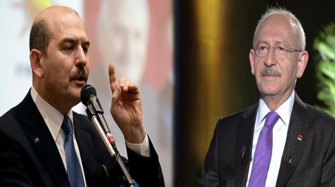 Kılıçdaroğlu na Bakan Soylu ya hakaretten fezleke