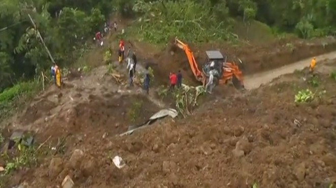 Kolombiya da toprak kayması: 17 ölü