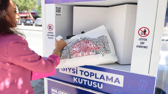 Konak'ta eski giysiler çöpe gitmiyor!