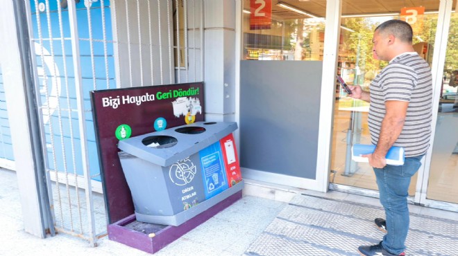 Konak'ta zincir marketlere sıfır atık denetimi
