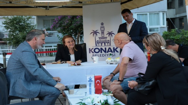 Konak'ta söz komşuların: Başkan Mutlu, talepleri dinledi