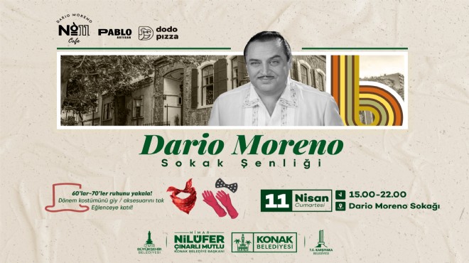 Konak'ta Dario Moreno anısına nostaljik şenlik