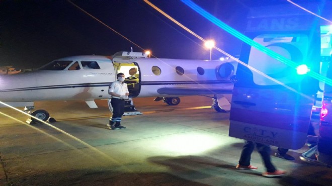 Libya daki Türk hasta ambulans uçakla Türkiye ye getirildi