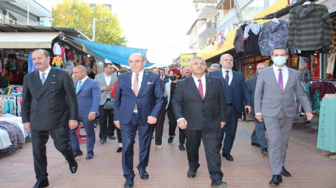 MHP İzmir de sahaya indi: Esnaf ve iş dünyasıyla yoğun mesai!