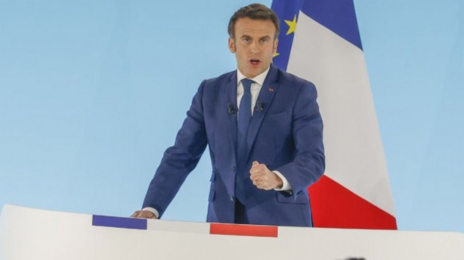 Macron dan ikinci turdaki rakibi Le Pen e tepki