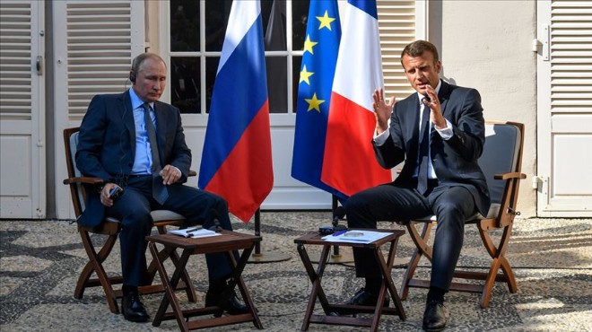 Macron la Putin den kritik zirve: Masada İdlib!