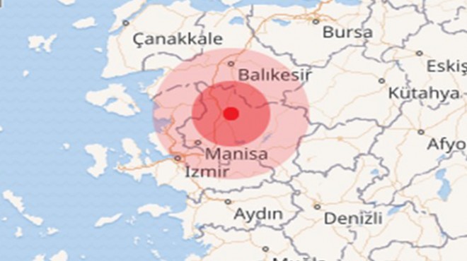 Manisa da korkutan deprem... İzmir de sallandı!