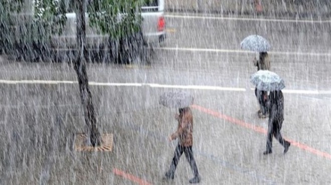 Meteoroloji den kuvvetli ve sağanak yağış uyarısı