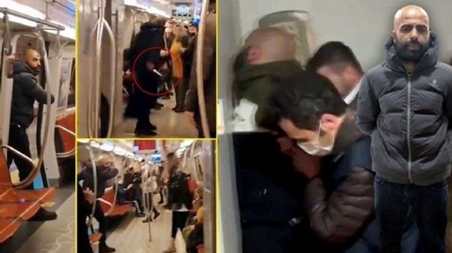 Metro saldırganı annesini bile rehin almış!