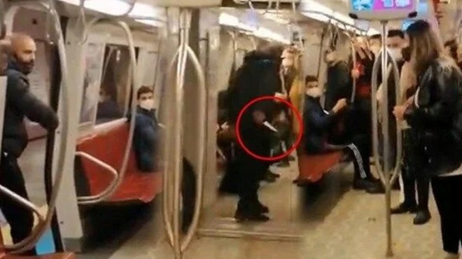 Metrodaki bıçaklı saldırgana 7 ay sonra tahliye!