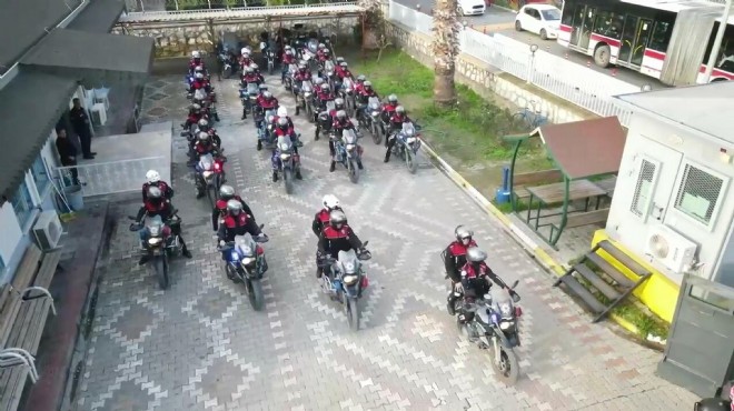 Motosikletli timler aranan 106 kişiyi yakaladı