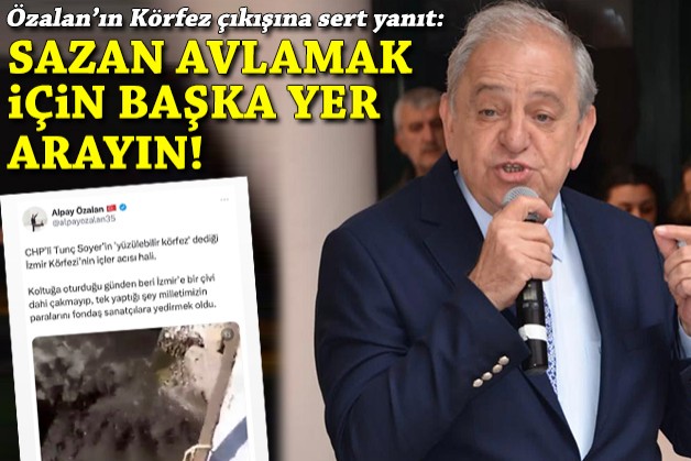 Nalbantoğlu'ndan Özalan'a: Sazan avlamak için başka yer arayın!