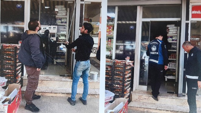 O ilçede Suriyelilerin dükkanları mühürlendi!