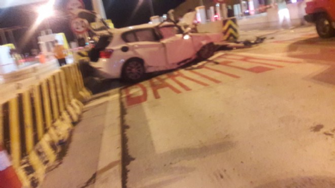 Otoyol gişesinde feci kaza: İzmir Hakimi hayatını kaybetti