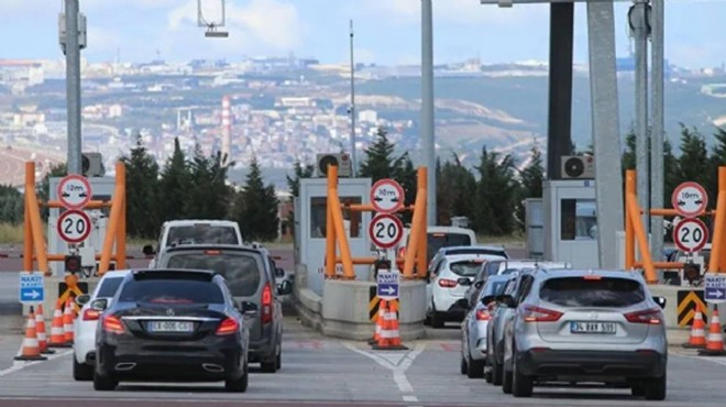 Otoyol ve köprü ücretlerine zam geldi