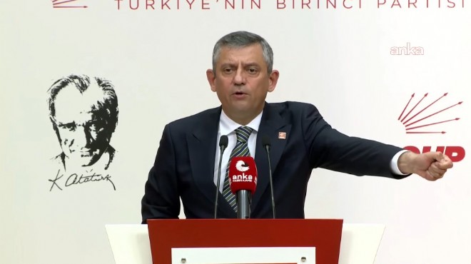 Özgür Özel'den 'dokunulmazlık' resti!