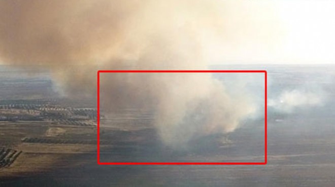 PKK oradaki ev ve arazileri ateşe verdi!