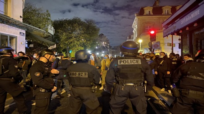 Paris te polis sığınmacı kamplarını dağıttı!
