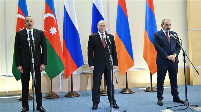 Putin, Aliyev ve Paşinyan dan 3 saatlik zirve!