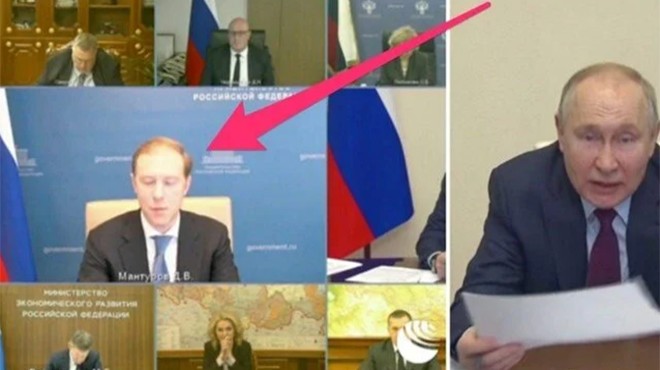 Putin herkesin önünde bakanı azarladı!