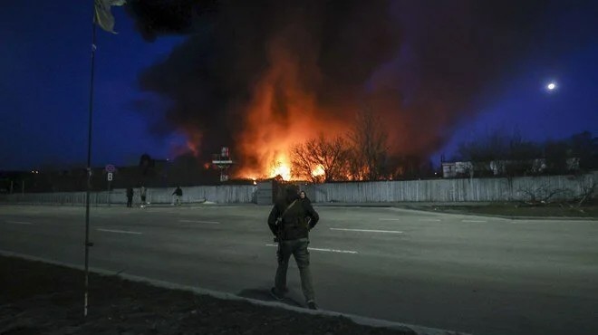 Rus güçleri yine Kiev i hedef aldı: 2 ölü