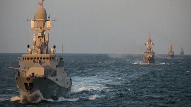 Rus savaş gemileri Akdeniz e ulaştı