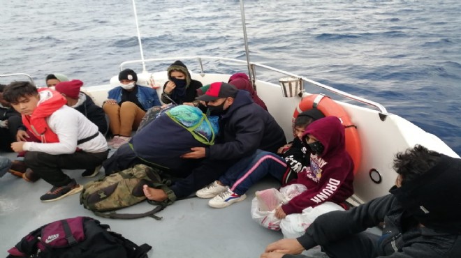 Sahil Güvenlik 21 göçmeni kurtardı