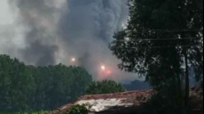 Havai fişek fabrikasında patlama: 2 ölü, 74 yaralı