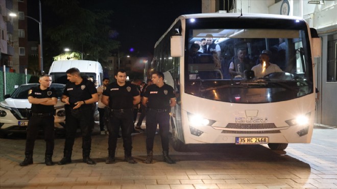 Seferihisar operasyonunda Başkan Yetişkin ile 19 kişi adliyede!