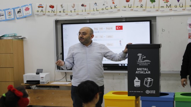 Seferihisar'da öğrencilere 'Sıfır Atık' eğitimi