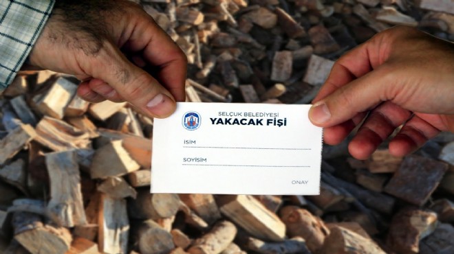 Selçuk'ta yakacak fişi desteği