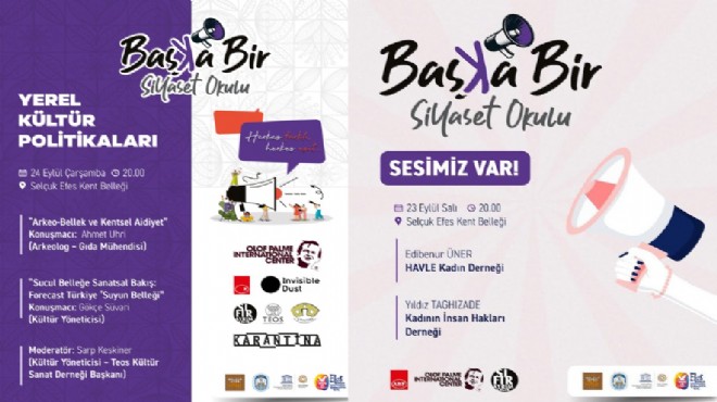Selçuk'ta 'Başka Bir Siyaset Okulu' başlıyor