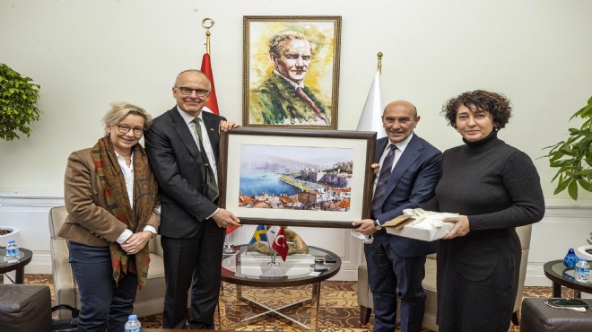 Soyer, İsveç’in Ankara Büyükelçisi’ni ağırladı