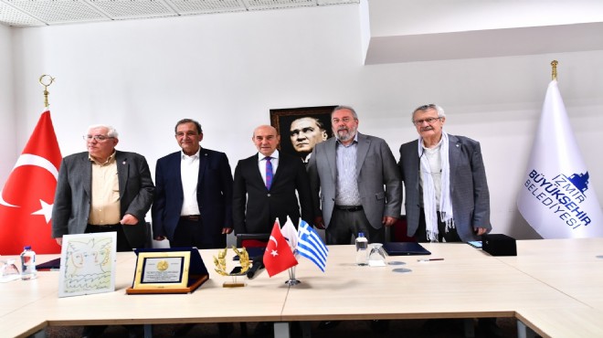 Soyer Yunan başkanları ağırladı: Dostluk ve iş birliği imzaları!