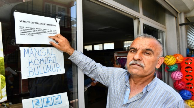 Soyer in çağrısıyla İzmir de veresiye defterleri kapatılıyor