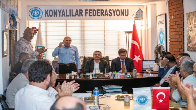 CHP den Konyalılar Federasyonu na ziyaret