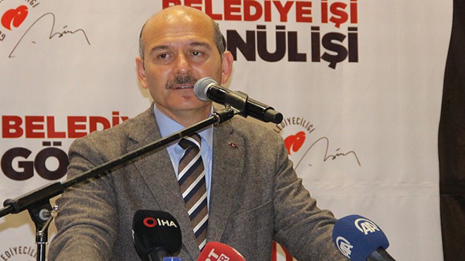 Soylu dan İzmir de CHP ye sert çıkış: Kim PKK adına haraç toplarken gelip burada...