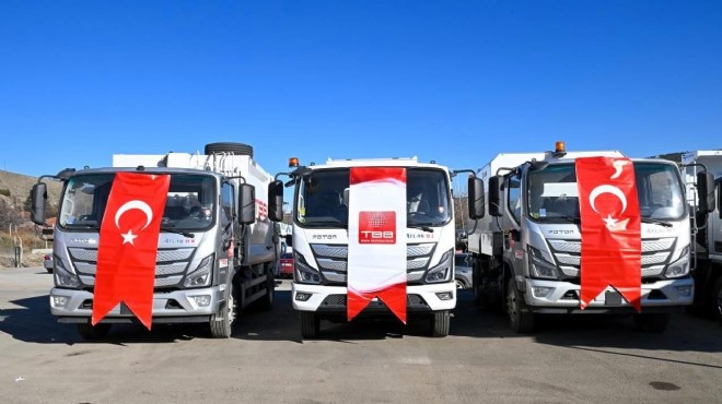 TBB'den Seferihisar'a çöp kamyonu desteği