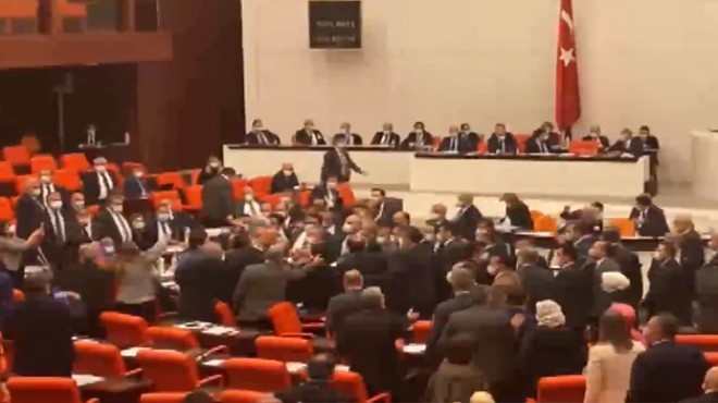 TBMM Genel Kurulu nda gerginlik: AK Partili Dağ, CHP li Tanrıkulu nun üstüne yürüdü!