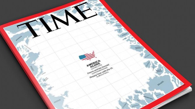 Time dan çarpıcı kapak: ABD tek başına!