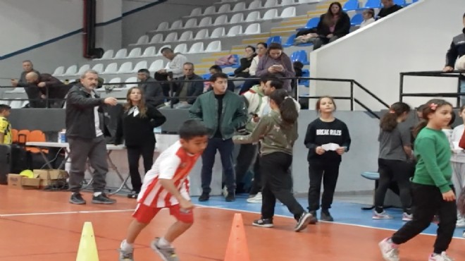 Torbalı'da çocuklara sportif yetenek taraması!