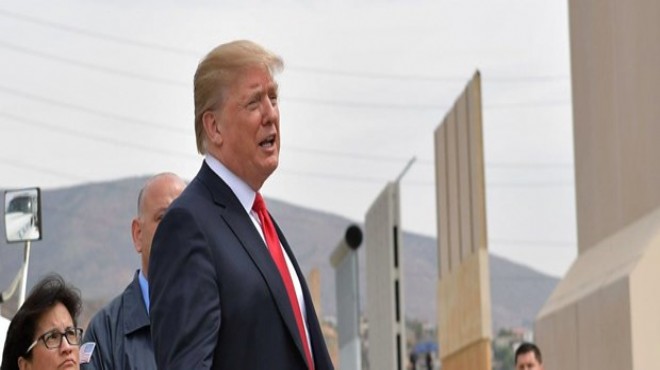 Trump tan sınır güvenliği için 8,6 milyar dolarlık bütçe isteği