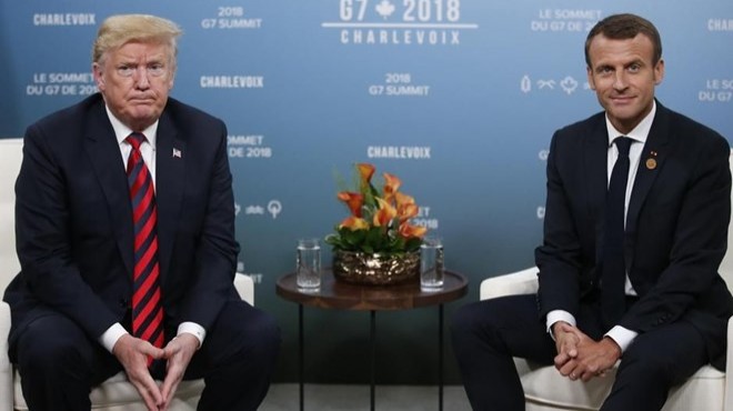 Trump ve Macron Doğu Akdeniz i görüştü