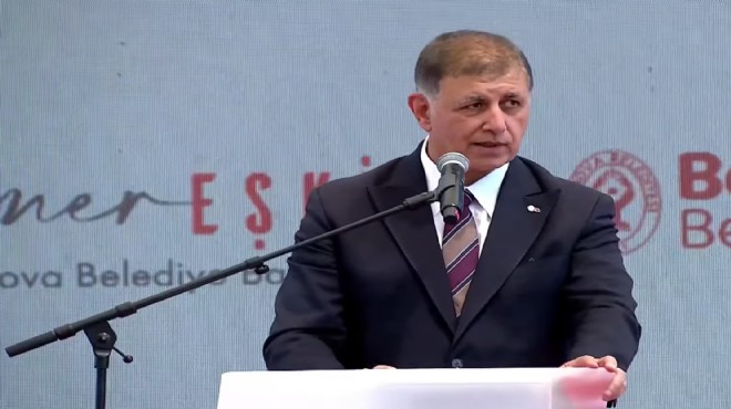 Tugay, Bornova'daki Kent Bostanı açılışında konuştu