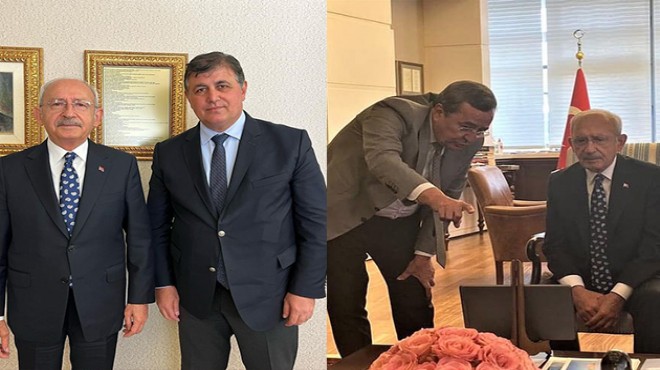 İzmirli 2 başkandan CHP Lideri ne ziyaret