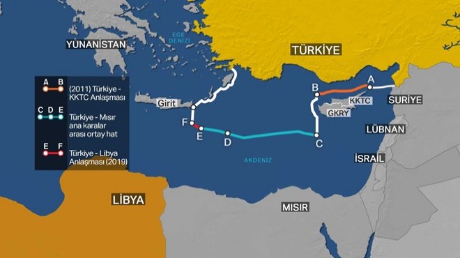 Türkiye Libya anlaşmasını BM ye bildirdi