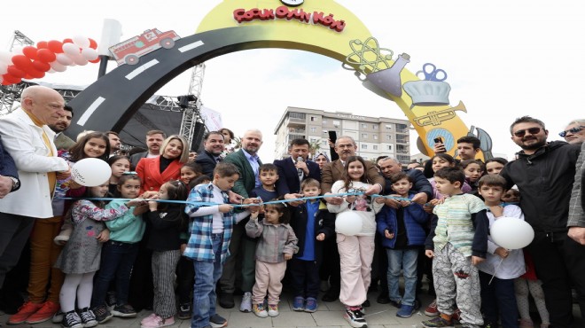 Türkiye’nin en büyük tematik çocuk köyü Menemen de açıldı
