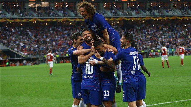 UEFA Avrupa Ligi nde şampiyon Chelsea