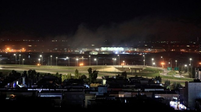 Uluslararası Erbil Havaalanı na füze saldırısı