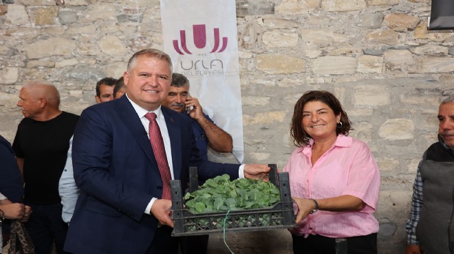 Urla'da üreticiye kesintisiz destek